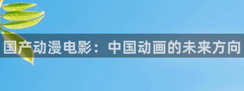 里番动：国产动漫电影：中国动画的未来方向